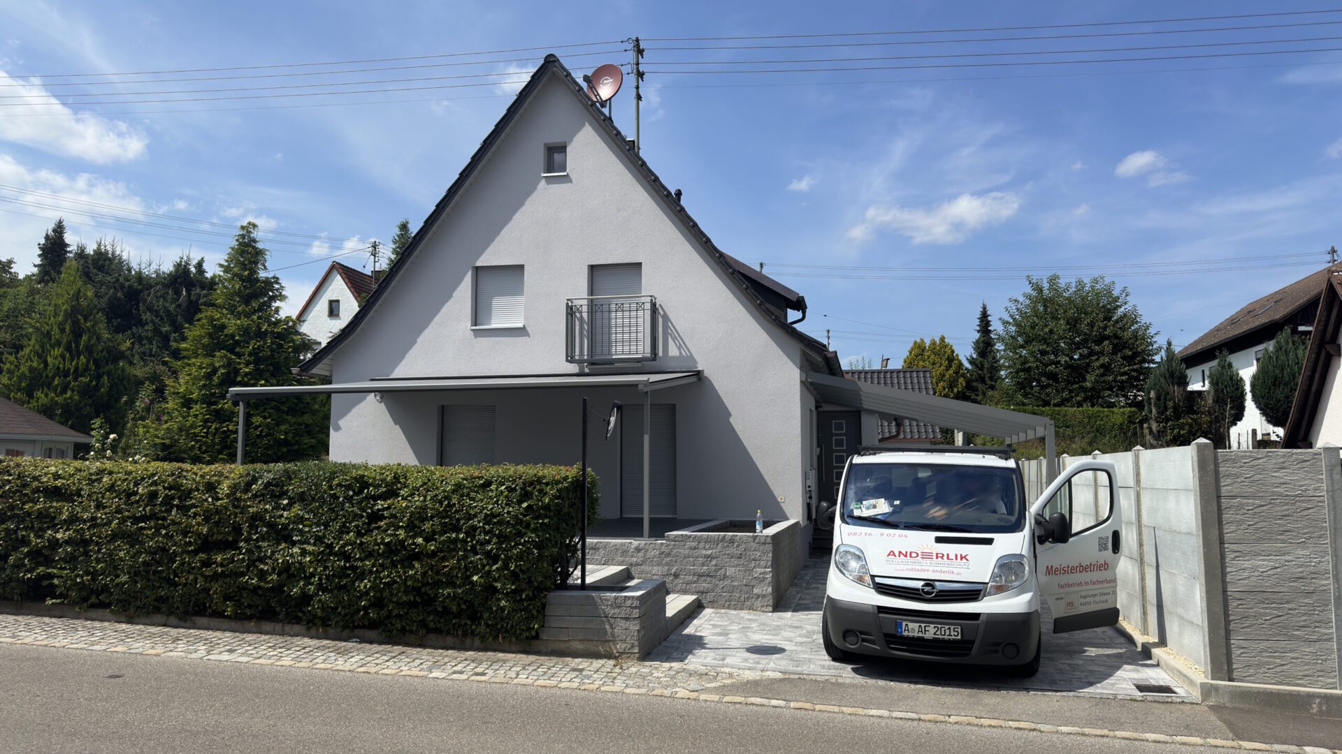 Carport, Pergola-Markise, Überdachung und Garagentor